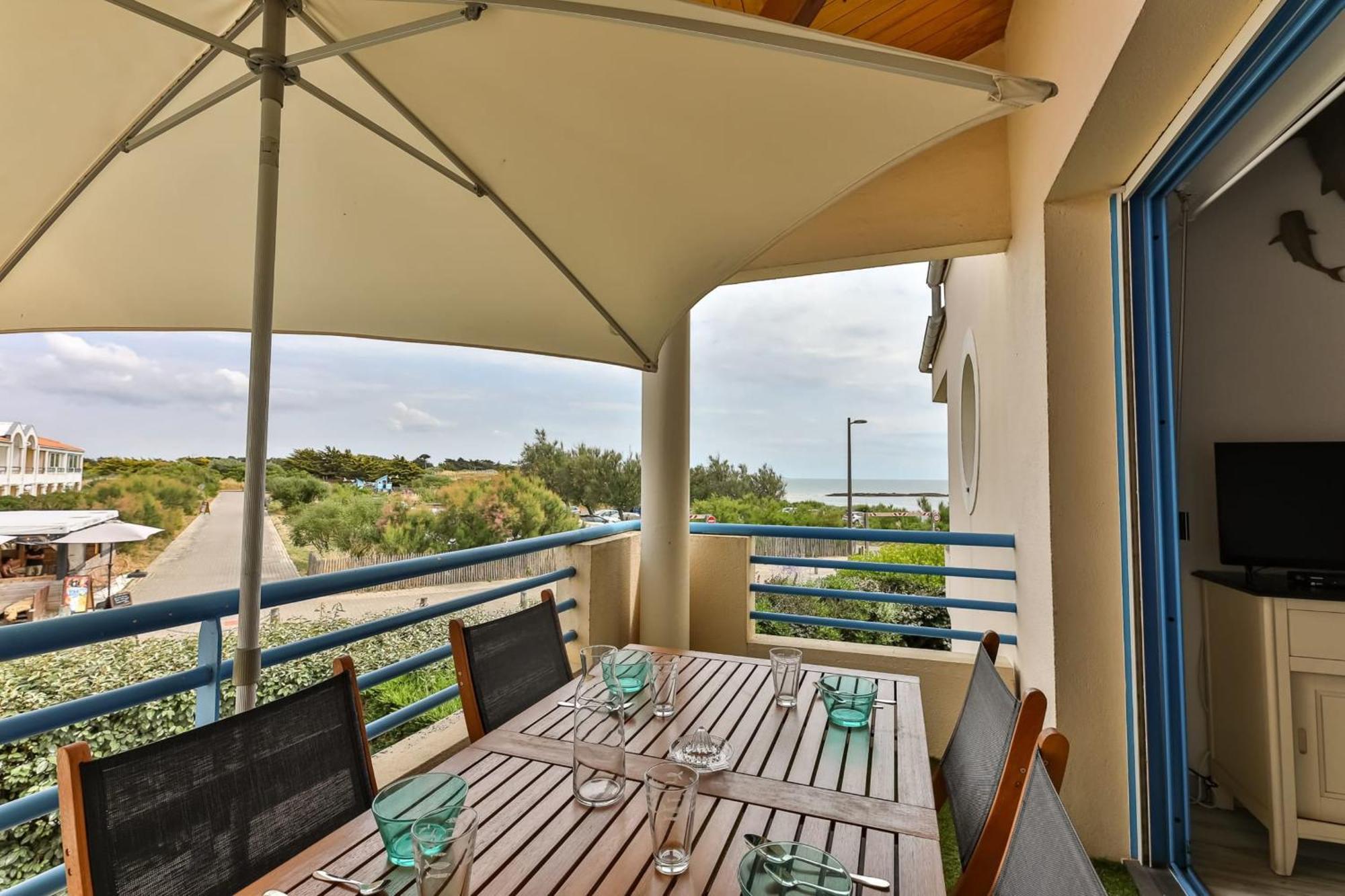 Un Balcon A La Mer - Studio Vue Sur Mer Bretignolles-sur-Mer ภายนอก รูปภาพ