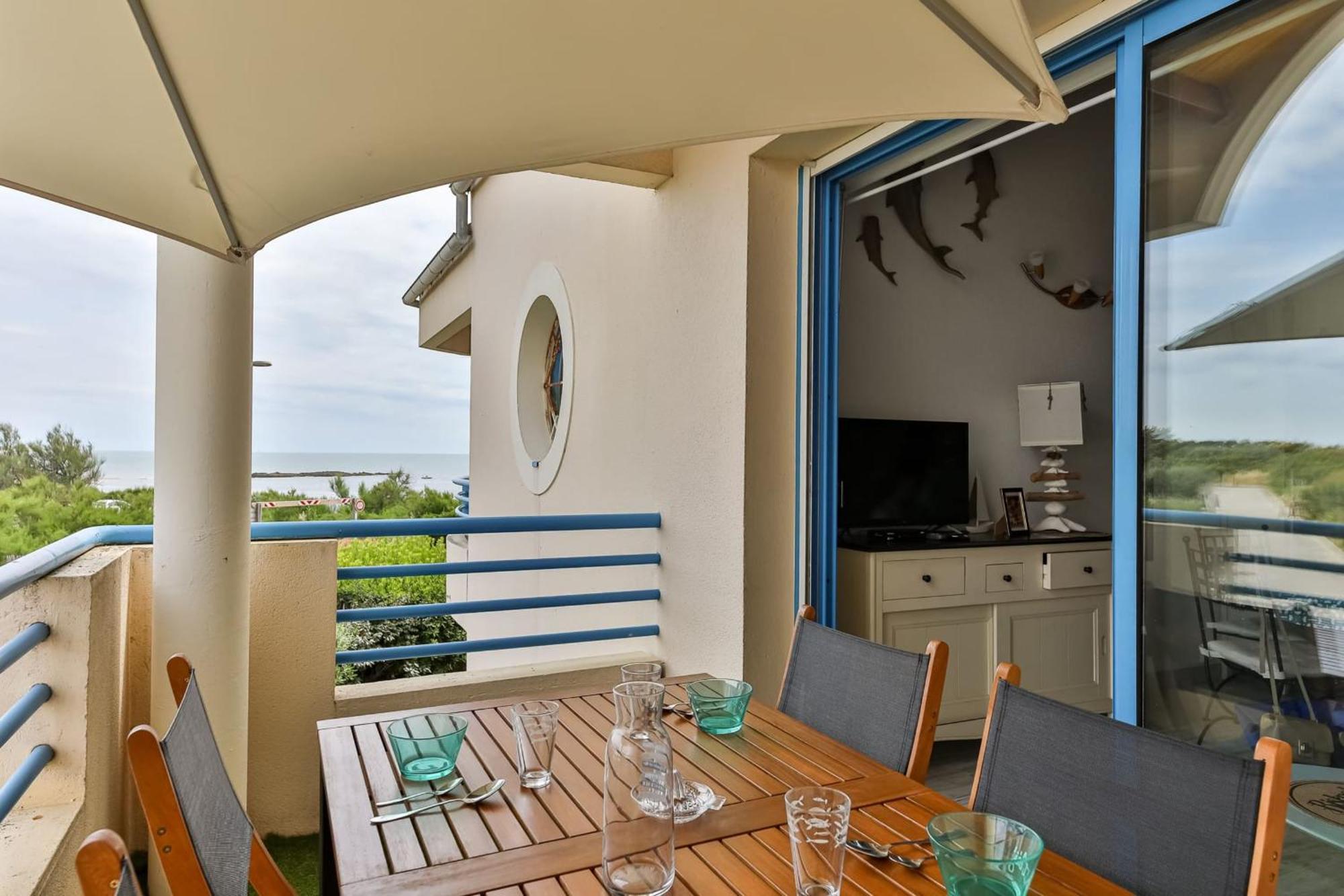 Un Balcon A La Mer - Studio Vue Sur Mer Bretignolles-sur-Mer ภายนอก รูปภาพ